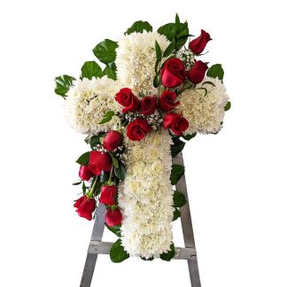 Premium Cross with Rose Break