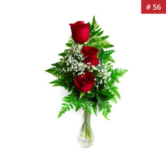 Three Roses, Bud Vase