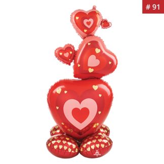 55" Stacking Hearts