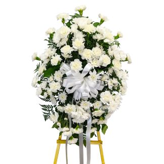 White Standing Spray